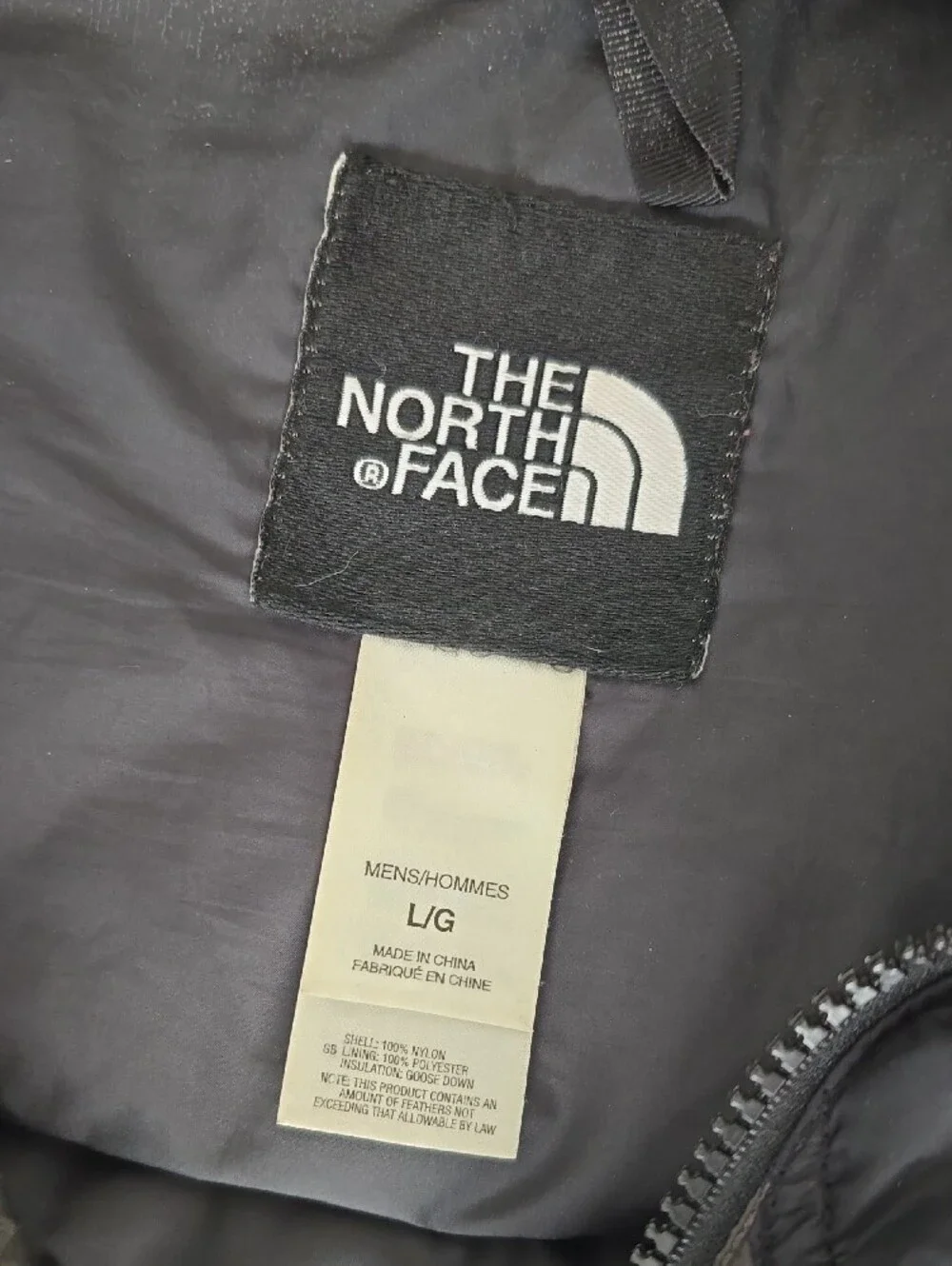 The North Face Men's Black & Charcoal Puffer Jacket